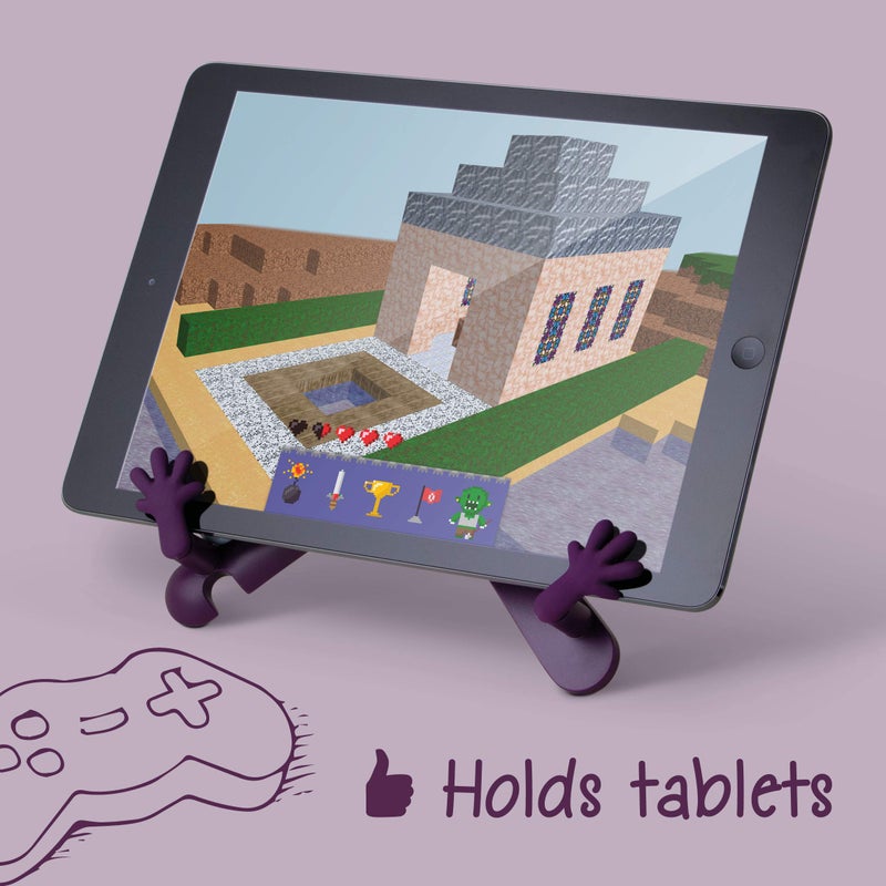 IF The Hands Stand, Hands Free Reading Tablet & Book Holder - Aubergine - Image 3